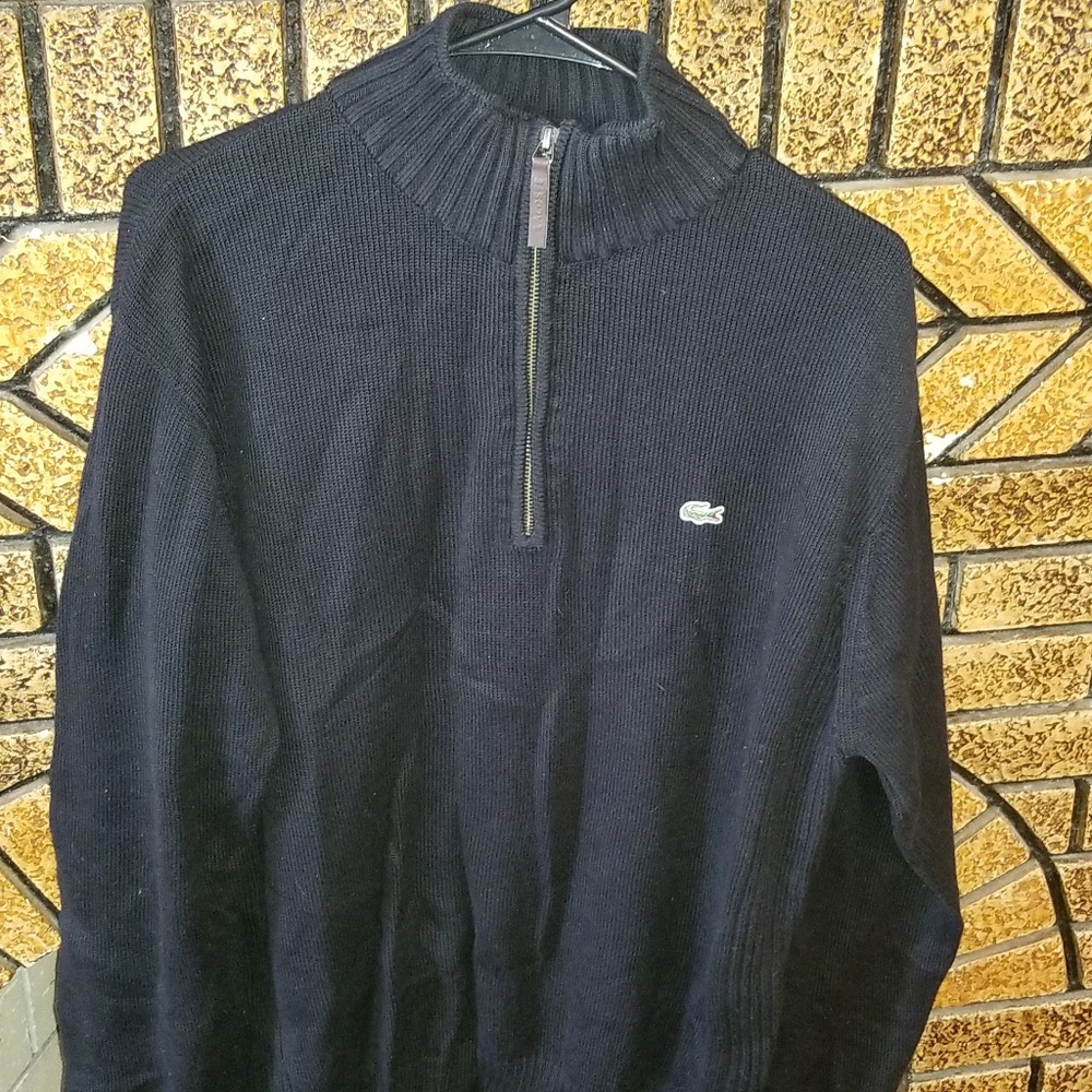 Lacoste zip up sweater